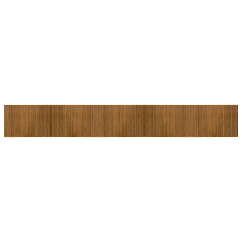 Vidaxl vloerkleed rechthoekig 70x500 cm bamboe bruin