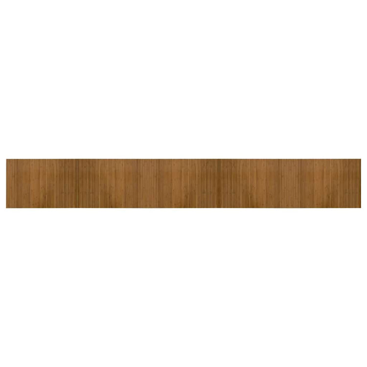 Vidaxl vloerkleed rechthoekig 70x500 cm bamboe bruin