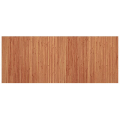 Vidaxl vloerkleed rechthoekig 80x200 cm bamboe bruin
