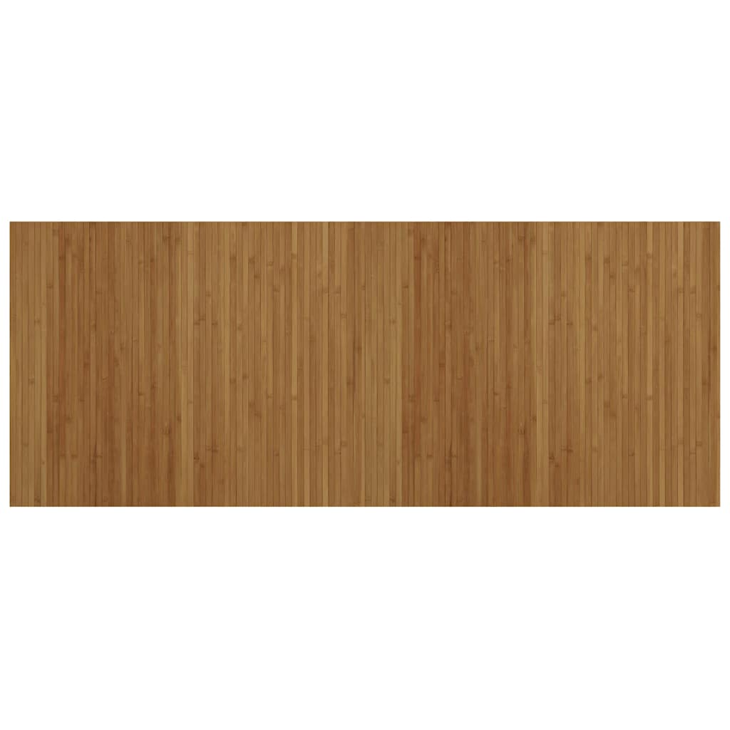 Vidaxl vloerkleed rechthoekig 80x200 cm bamboe bruin