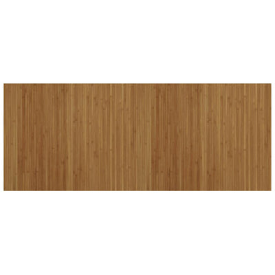 Vidaxl vloerkleed rechthoekig 80x200 cm bamboe bruin