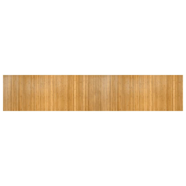 Vidaxl vloerkleed rechthoekig 80x400 cm bamboe naturel