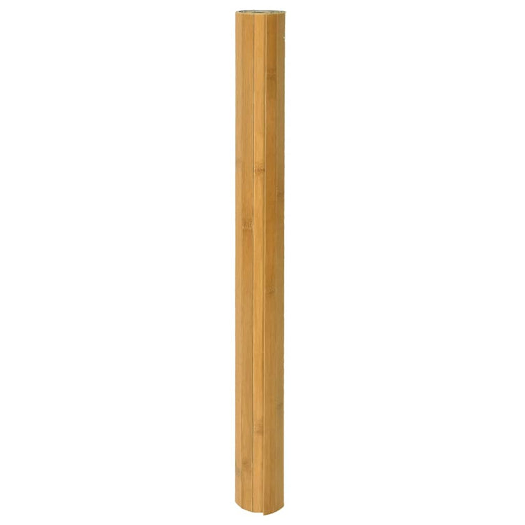 Vidaxl vloerkleed rechthoekig 80x400 cm bamboe naturel