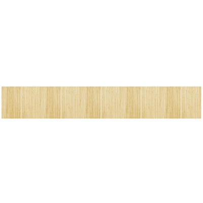 Vidaxl vloerkleed rechthoekig 80x500 cm bamboe lichtnaturel