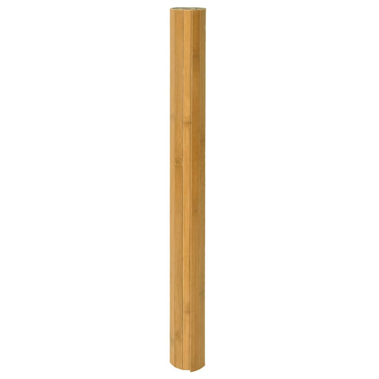 Vidaxl vloerkleed rechthoekig 100x100 cm bamboe naturel