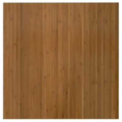 Vidaxl vloerkleed rechthoekig 100x100 cm bamboe bruin