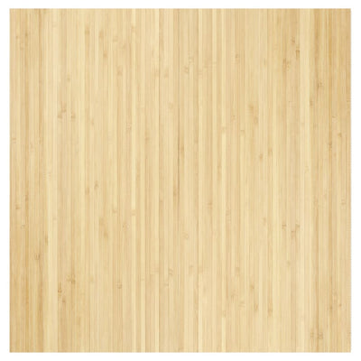 Vidaxl vloerkleed rechthoekig 100x100 cm bamboe lichtnaturel