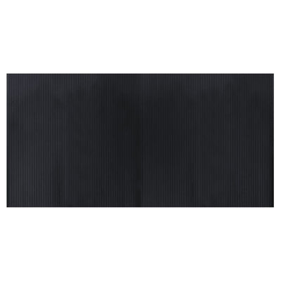 Vidaxl vloerkleed rechthoekig 100x200 cm bamboe zwart