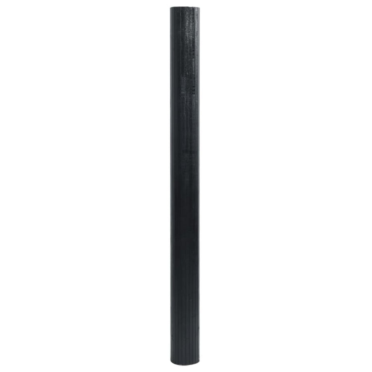 Vidaxl vloerkleed rechthoekig 100x200 cm bamboe zwart