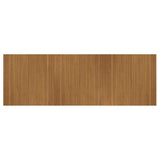 Vidaxl vloerkleed rechthoekig 100x300 cm bamboe bruin - afbeelding 2