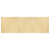 Vidaxl vloerkleed rechthoekig 100x300 cm bamboe lichtnaturel