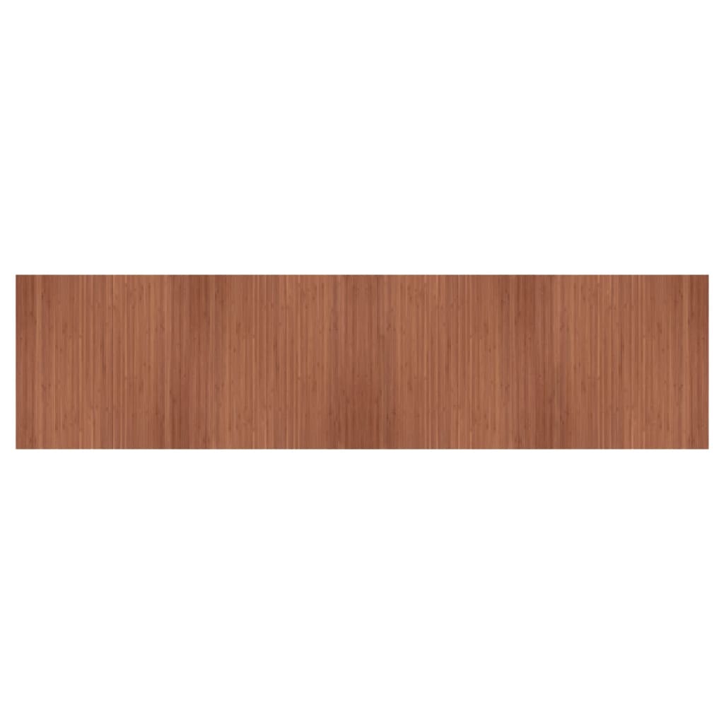 Vidaxl vloerkleed rechthoekig 100x400 cm bamboe bruin