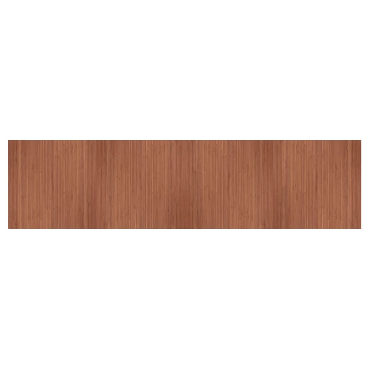 Vidaxl vloerkleed rechthoekig 100x400 cm bamboe bruin