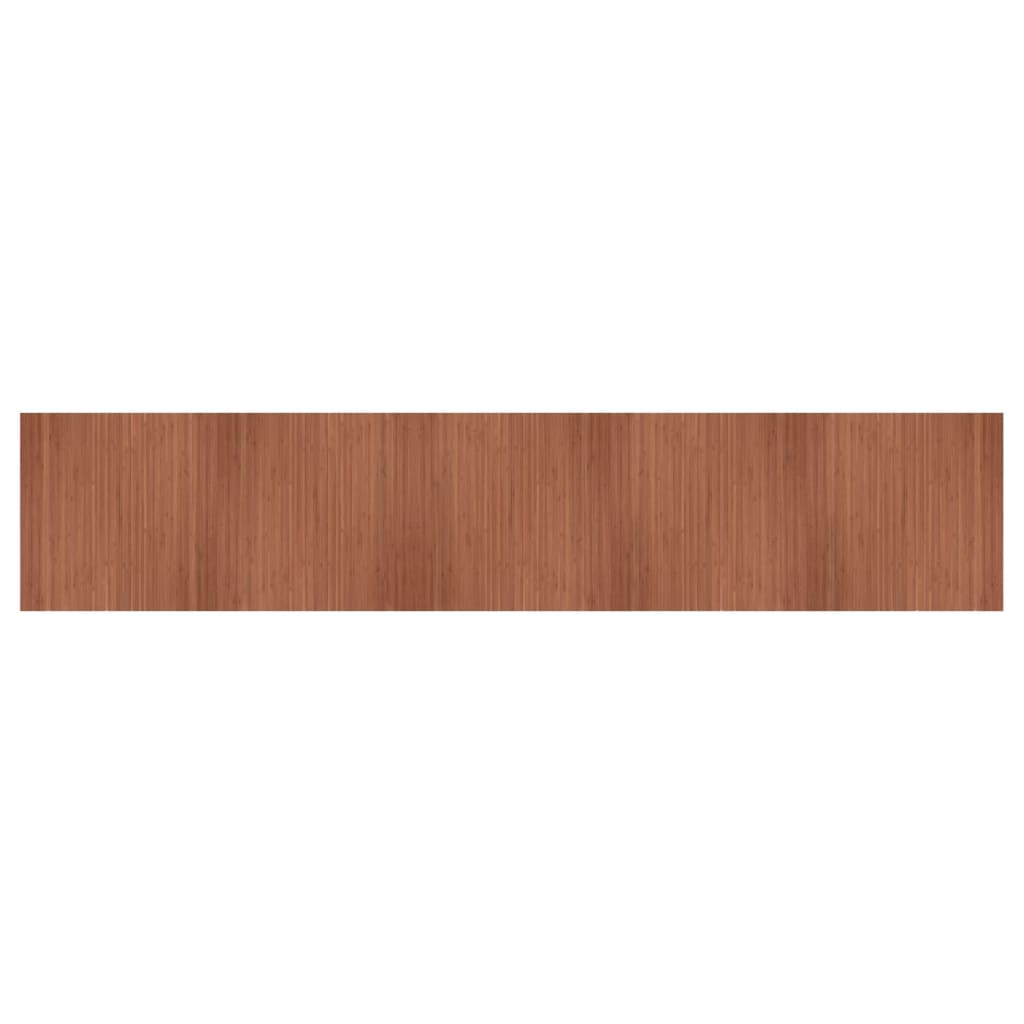 Vidaxl vloerkleed rechthoekig 100x500 cm bamboe bruin