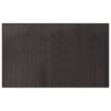 Vidaxl vloerkleed rechthoekig 60x100 cm bamboe donkerbruin