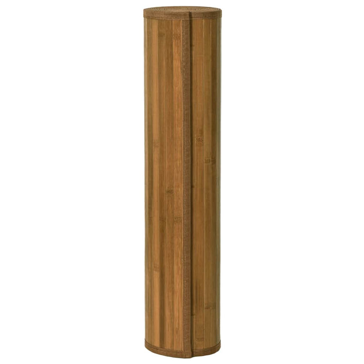 Vidaxl vloerkleed rechthoekig 60x300 cm bamboe bruin