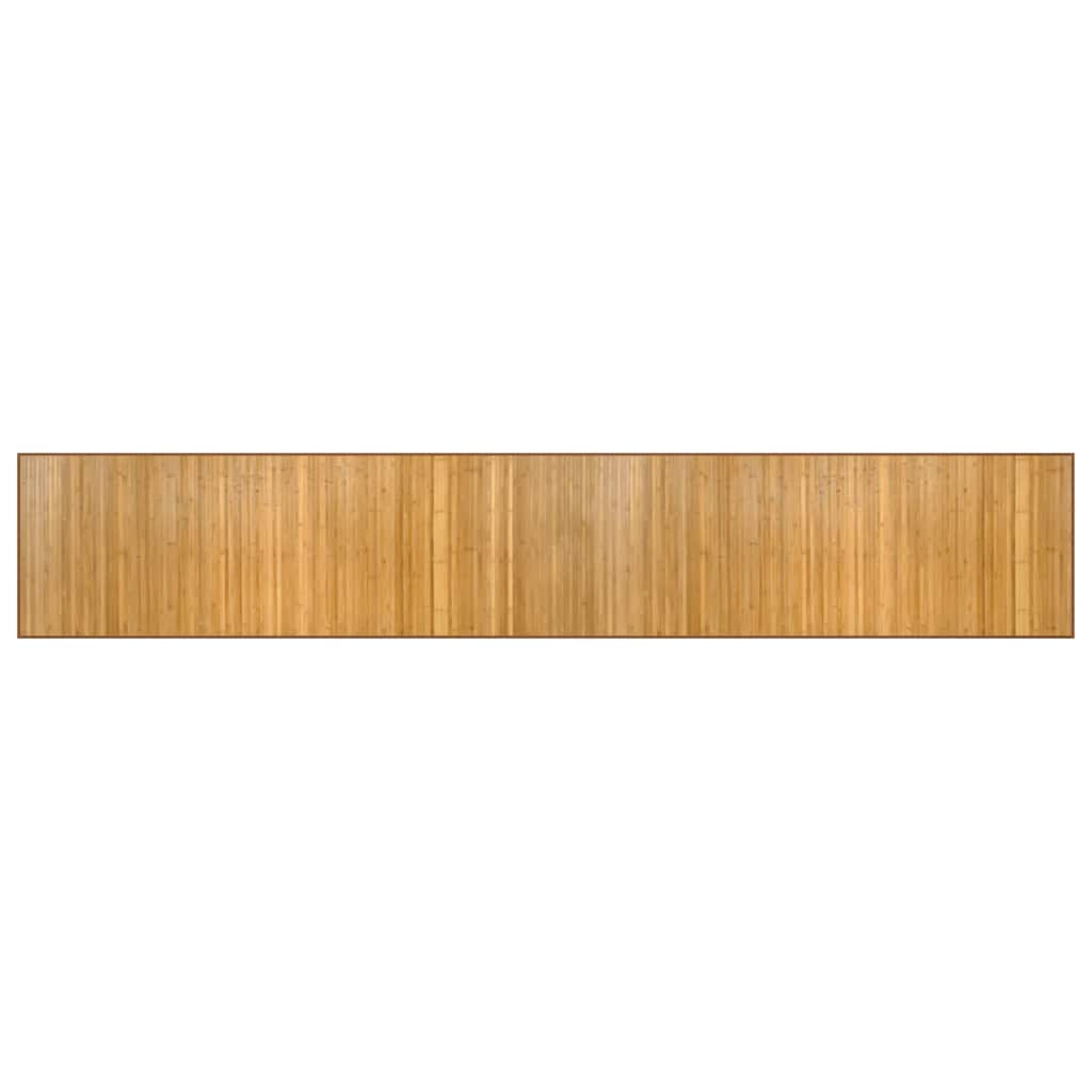 Vidaxl vloerkleed rechthoekig 60x400 cm bamboe naturel