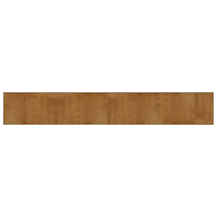 Vidaxl vloerkleed rechthoekig 60x400 cm bamboe bruin