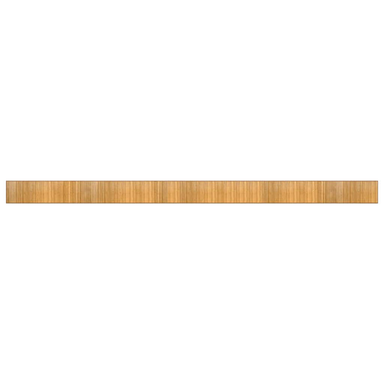 Vidaxl vloerkleed rechthoekig 60x1000 cm bamboe naturel