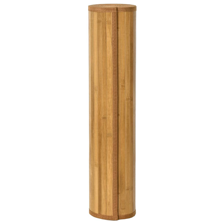 Vidaxl vloerkleed rechthoekig 60x1000 cm bamboe naturel
