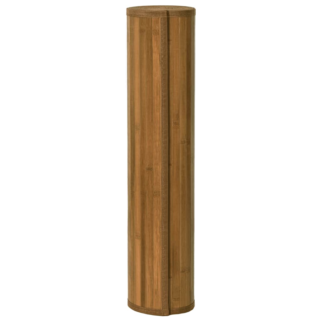 Vidaxl vloerkleed rechthoekig 60x1000 cm bamboe bruin