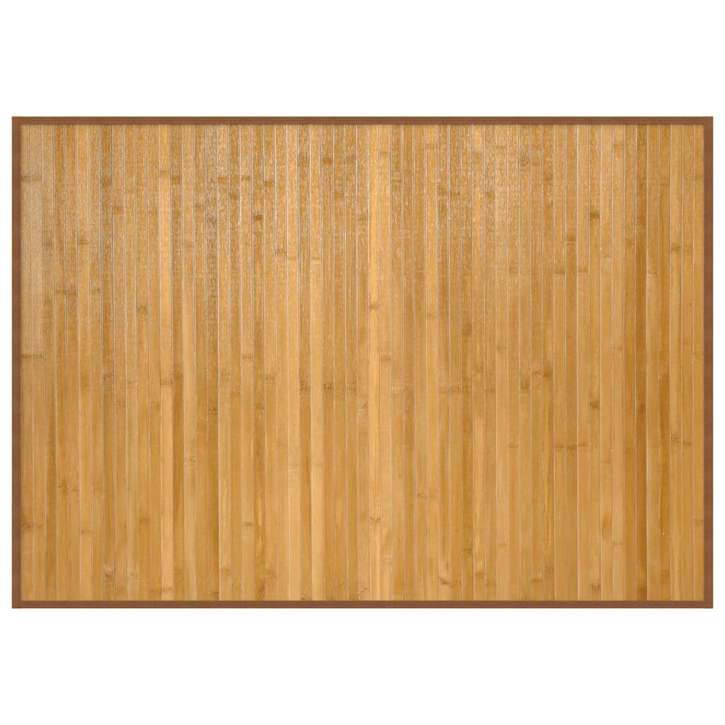 Vidaxl vloerkleed rechthoekig 70x100 cm bamboe naturel