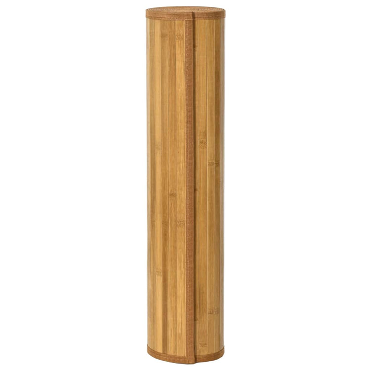Vidaxl vloerkleed rechthoekig 70x100 cm bamboe naturel