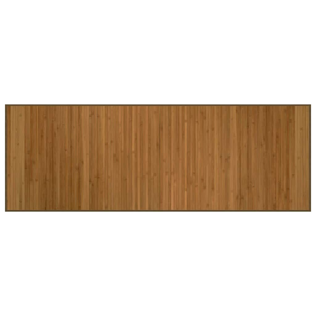 Vidaxl vloerkleed rechthoekig 70x200 cm bamboe bruin