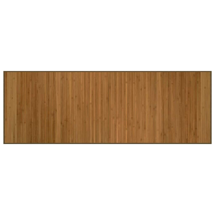 Vidaxl vloerkleed rechthoekig 70x200 cm bamboe bruin