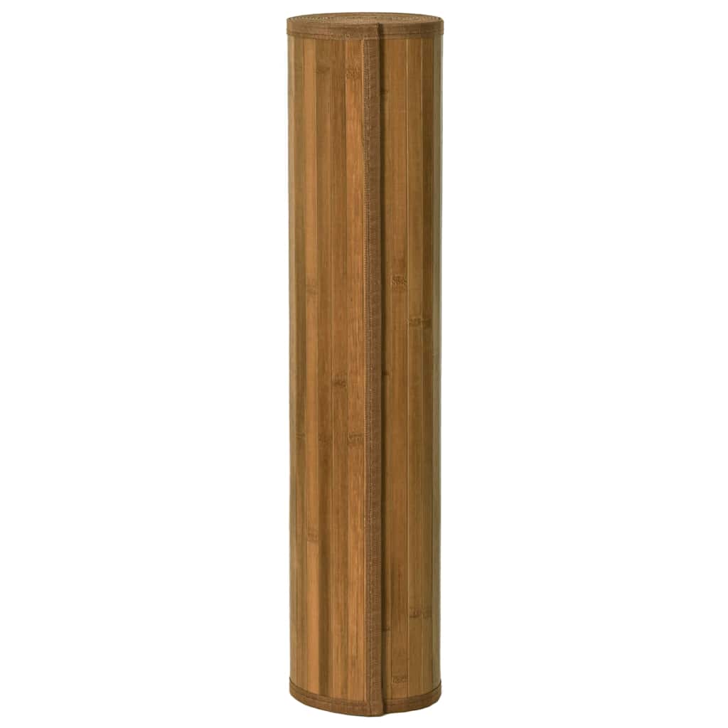 Vidaxl vloerkleed rechthoekig 70x200 cm bamboe bruin