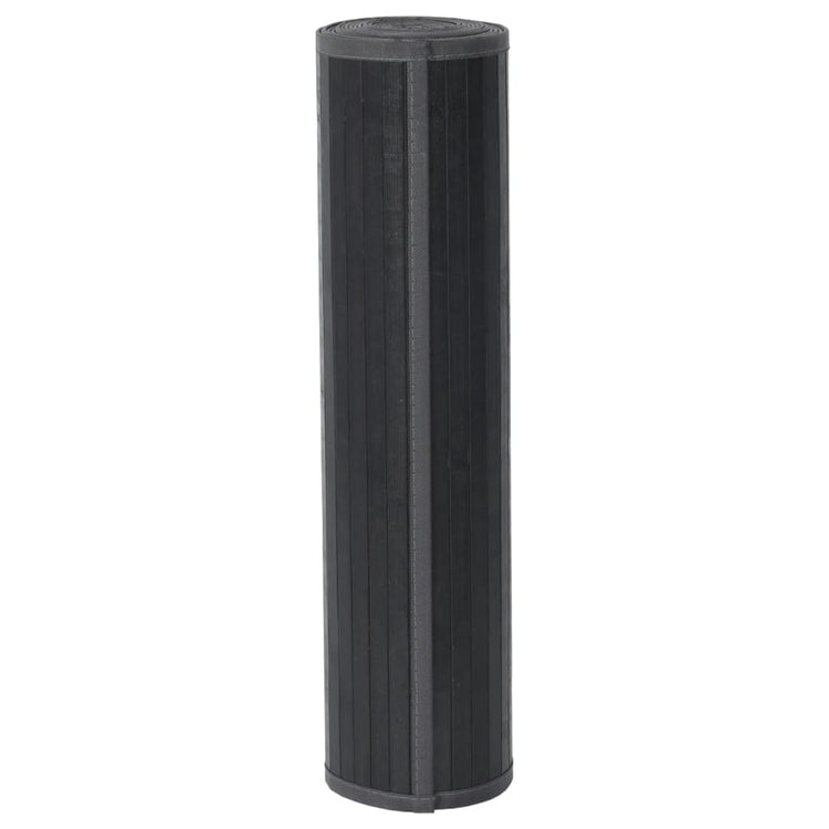 Vidaxl vloerkleed rechthoekig 70x200 cm bamboe grijs