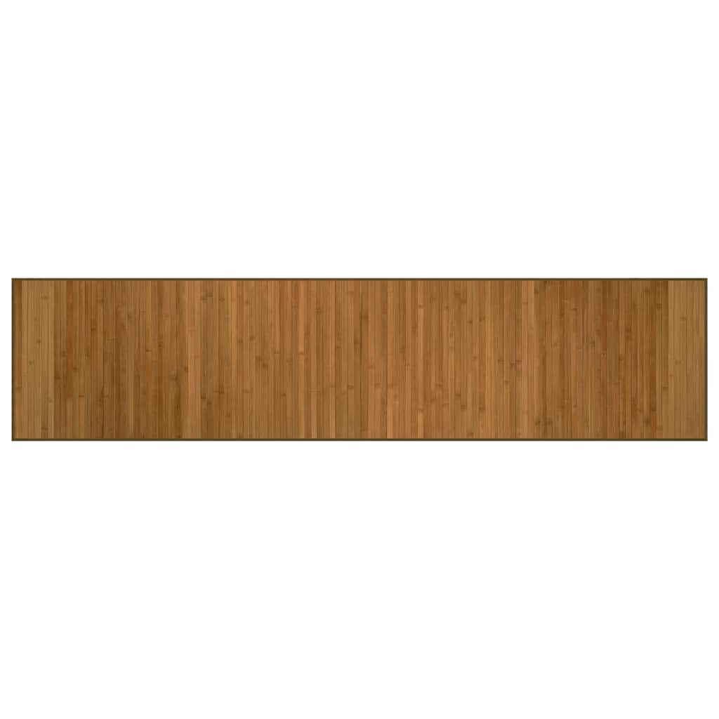 Vidaxl vloerkleed rechthoekig 70x300 cm bamboe bruin