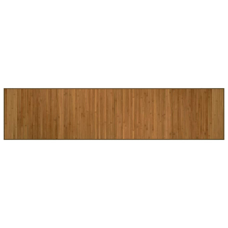 Vidaxl vloerkleed rechthoekig 70x300 cm bamboe bruin