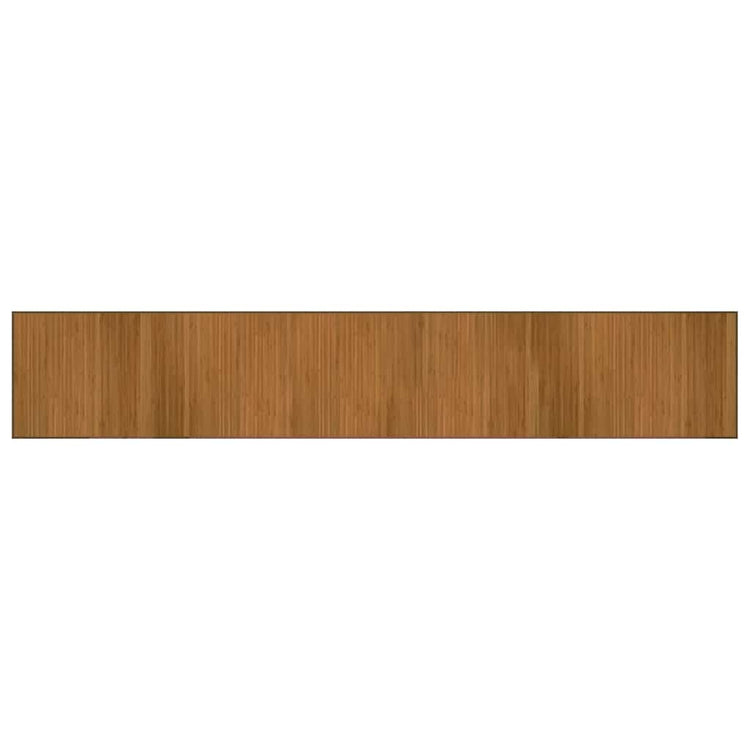 Vidaxl vloerkleed rechthoekig 70x400 cm bamboe bruin