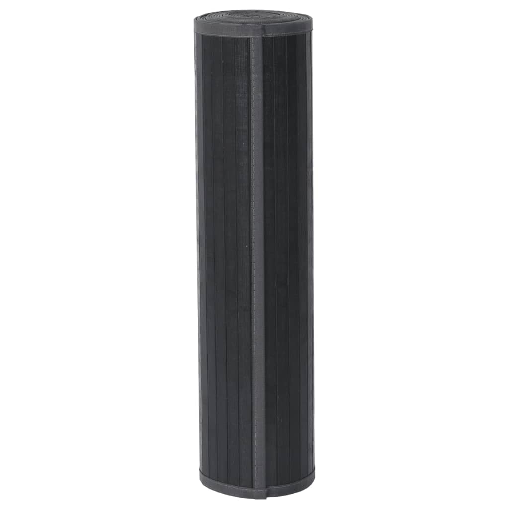 Vidaxl vloerkleed rechthoekig 80x300 cm bamboe grijs