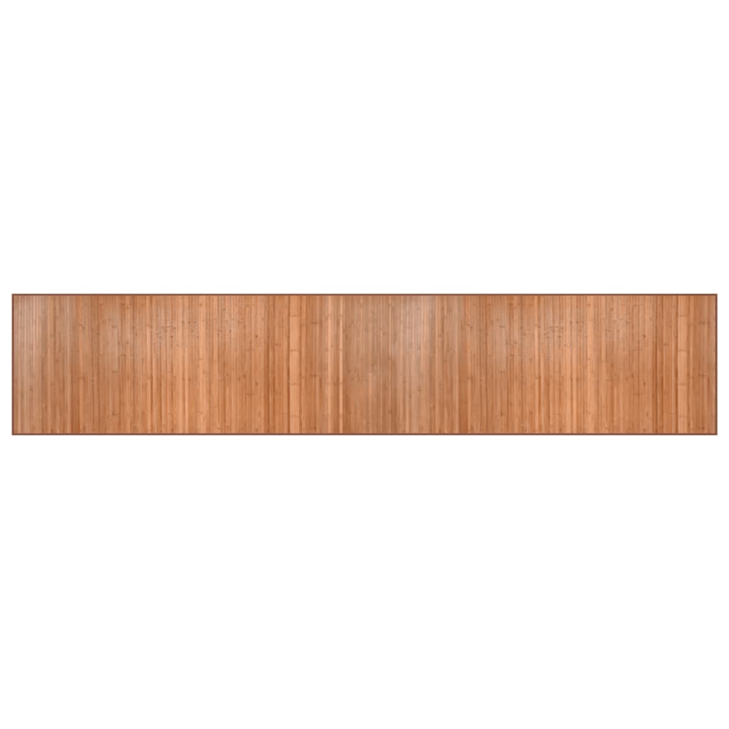 Vidaxl vloerkleed rechthoekig 80x400 cm bamboe naturel