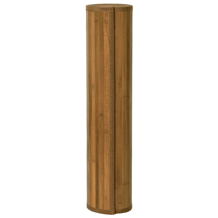 Vidaxl vloerkleed rechthoekig 80x400 cm bamboe bruin