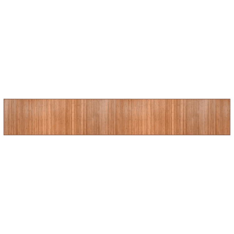 Vidaxl vloerkleed rechthoekig 80x500 cm bamboe naturel