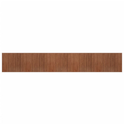 Vidaxl vloerkleed rechthoekig 80x1000 cm bamboe bruin
