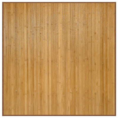 Vidaxl vloerkleed vierkant 100x100 cm bamboe naturel