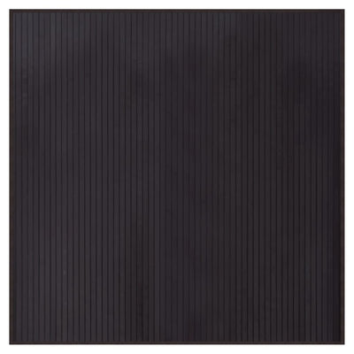 Vidaxl vloerkleed vierkant 100x100 cm bamboe donkerbruin