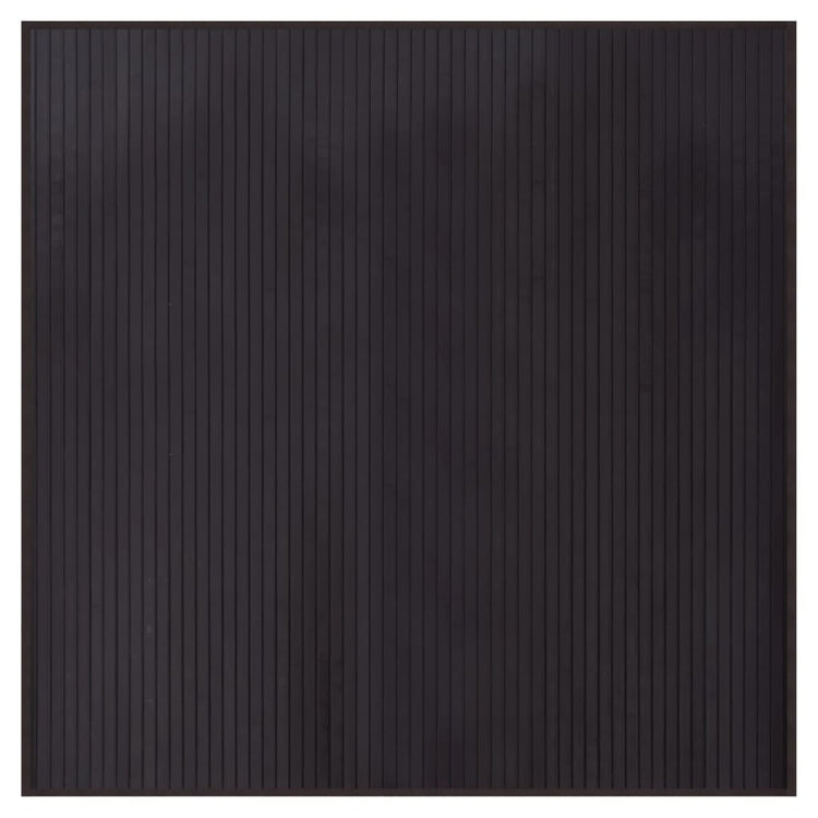 Vidaxl vloerkleed vierkant 100x100 cm bamboe donkerbruin