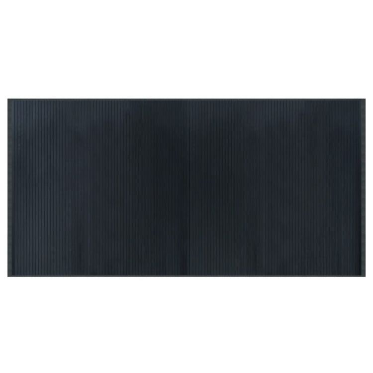 Vidaxl vloerkleed rechthoekig 100x200 cm bamboe grijs