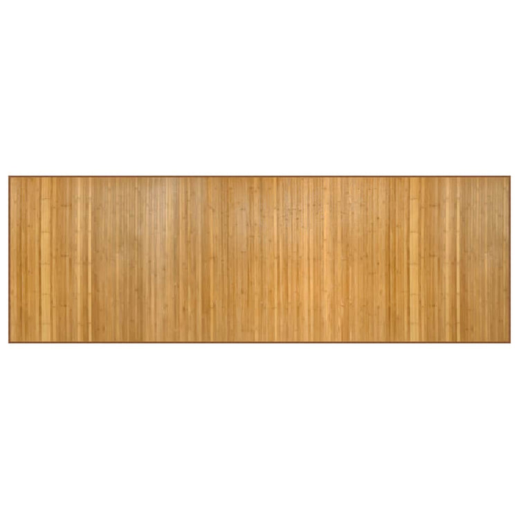 Vidaxl vloerkleed rechthoekig 100x300 cm bamboe naturel