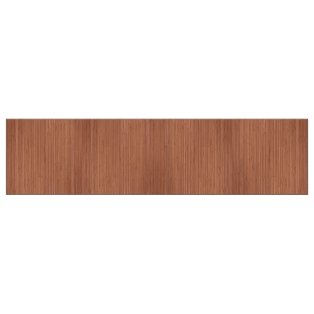 Vidaxl vloerkleed rechthoekig 100x400 cm bamboe bruin