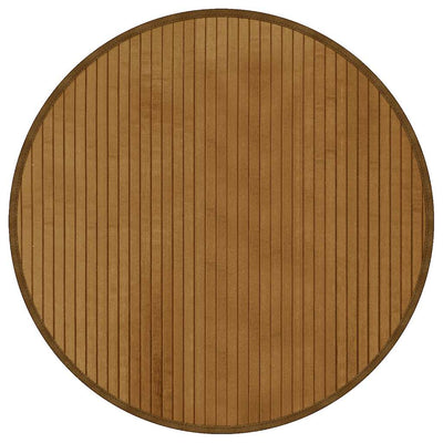 Vidaxl vloerkleed rond 60 cm bamboe bruin