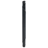 Vidaxl vloerkleed rond 80 cm bamboe zwart - afbeelding 3