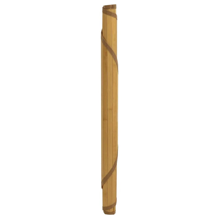 Vidaxl vloerkleed rond 80 cm bamboe naturel