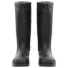 Vidaxl regenlaarzen maat 44 pvc zwart