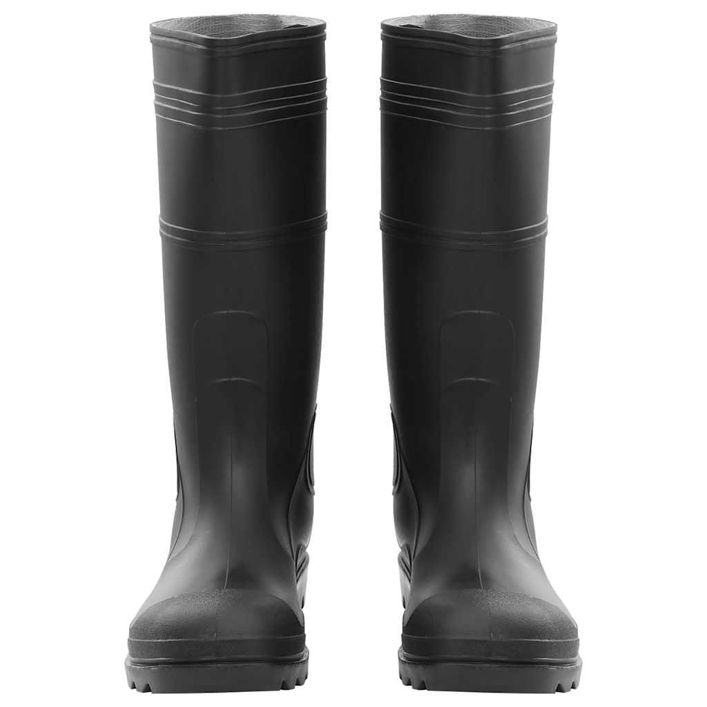 Vidaxl regenlaarzen maat 45 pvc zwart